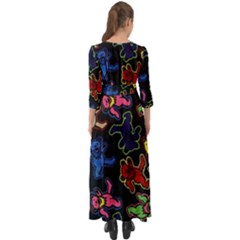 Button Up Boho Maxi Dress 