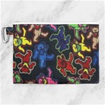 Bears Colors Dead Head Deadhead Grateful Dead Canvas Cosmetic Bag (XL)