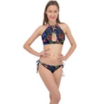 Bears Colors Dead Head Deadhead Grateful Dead Cross Front Halter Bikini Set