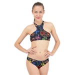 Bears Colors Dead Head Deadhead Grateful Dead High Neck Bikini Set