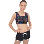 Bears Colors Dead Head Deadhead Grateful Dead V-Back Sports Bra