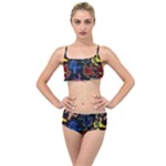 Bears Colors Dead Head Deadhead Grateful Dead Layered Top Bikini Set
