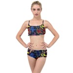 Bears Colors Dead Head Deadhead Grateful Dead Layered Top Bikini Set