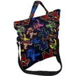 Bears Colors Dead Head Deadhead Grateful Dead Fold Over Handle Tote Bag