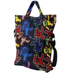 Fold Over Handle Tote Bag 