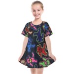 Bears Colors Dead Head Deadhead Grateful Dead Kids  Smock Dress