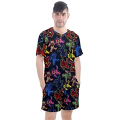 Men s Mesh T-Shirt and Shorts Set 