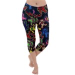 Bears Colors Dead Head Deadhead Grateful Dead Lightweight Velour Capri Yoga Leggings