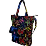 Bears Colors Dead Head Deadhead Grateful Dead Shoulder Tote Bag