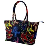 Bears Colors Dead Head Deadhead Grateful Dead Canvas Shoulder Bag