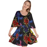 Bears Colors Dead Head Deadhead Grateful Dead Velour Kimono Dress