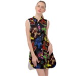 Bears Colors Dead Head Deadhead Grateful Dead Sleeveless Shirt Dress