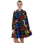 Bears Colors Dead Head Deadhead Grateful Dead All Frills Chiffon Dress