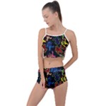 Bears Colors Dead Head Deadhead Grateful Dead Summer Cropped Co-Ord Set