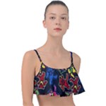 Bears Colors Dead Head Deadhead Grateful Dead Frill Bikini Top