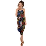 Bears Colors Dead Head Deadhead Grateful Dead Waist Tie Cover Up Chiffon Dress