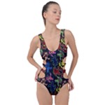 Bears Colors Dead Head Deadhead Grateful Dead Side Cut Out Swimsuit