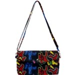 Bears Colors Dead Head Deadhead Grateful Dead Removable Strap Clutch Bag