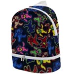 Bears Colors Dead Head Deadhead Grateful Dead Zip Bottom Backpack