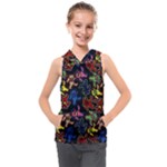 Bears Colors Dead Head Deadhead Grateful Dead Kids  Sleeveless Hoodie