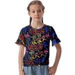 Bears Colors Dead Head Deadhead Grateful Dead Kids  Cuff Sleeve Scrunch Bottom Tee