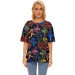 Bears Colors Dead Head Deadhead Grateful Dead Oversized Basic Tee