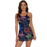 Bears Colors Dead Head Deadhead Grateful Dead 2-in-1 Flare Activity Dress