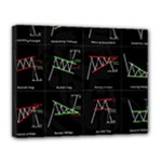 Chart Pattern Canvas 14  x 11  (Stretched)