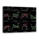 Chart Pattern Canvas 16  x 12  (Stretched)