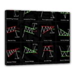 Chart Pattern Canvas 20  x 16  (Stretched)