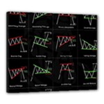 Chart Pattern Canvas 24  x 20  (Stretched)