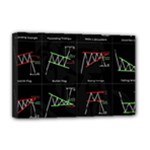 Chart Pattern Deluxe Canvas 18  x 12  (Stretched)