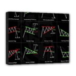 Chart Pattern Deluxe Canvas 20  x 16  (Stretched)