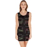 Chart Pattern Bodycon Dress