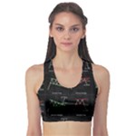 Chart Pattern Sports Bra