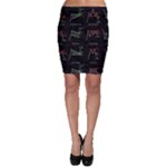 Chart Pattern Bodycon Skirt