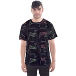 Chart Pattern Men s Sport Mesh Tee