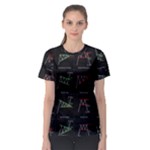 Chart Pattern Women s Sport Mesh Tee