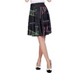 Chart Pattern A-Line Skirt