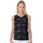 Chart Pattern Women s Basketball Tank Top