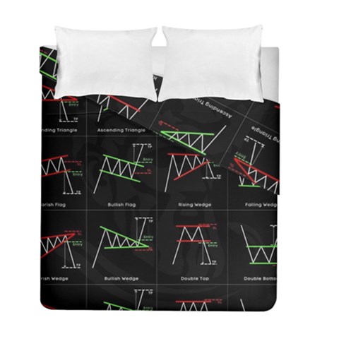 Chart Pattern Duvet Cover Double Side (Full/ Double Size) from ArtsNow.com