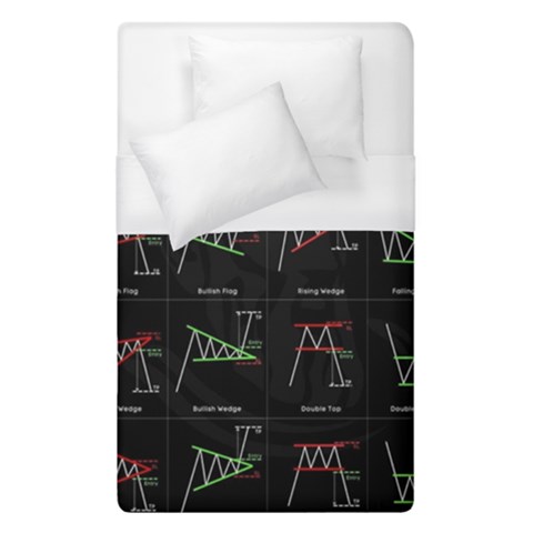 Chart Pattern Duvet Cover (Single Size) from ArtsNow.com