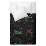 Chart Pattern Duvet Cover Double Side (Single Size)