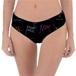 Chart Pattern Reversible Classic Bikini Bottoms