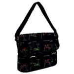 Chart Pattern Buckle Messenger Bag