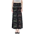 Chart Pattern Full Length Maxi Skirt