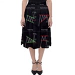 Chart Pattern Classic Midi Skirt