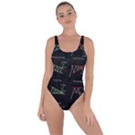 Chart Pattern Bring Sexy Back Swimsuit