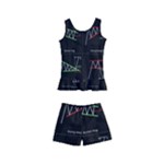 Chart Pattern Kids  Boyleg Swimsuit