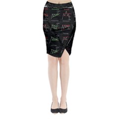 Chart Pattern Midi Wrap Pencil Skirt from ArtsNow.com